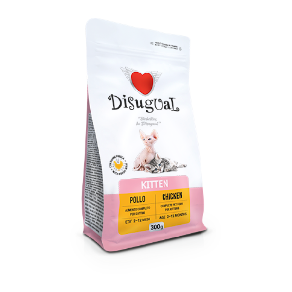 Disugual Kitten Pollo - 300 gr - 1° ORDINE? scegli lo sconto BZR5 / BZR20 + 200 punti fedeltà