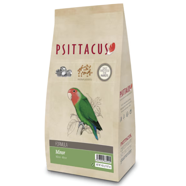 Image of Psittacus Alimento Mantenimento Formula Minor - 450 gr - Mangime per uccelli - 1° ORDINE? scegli lo sconto BZR5 / BZR20 + 200 punti fedeltà010