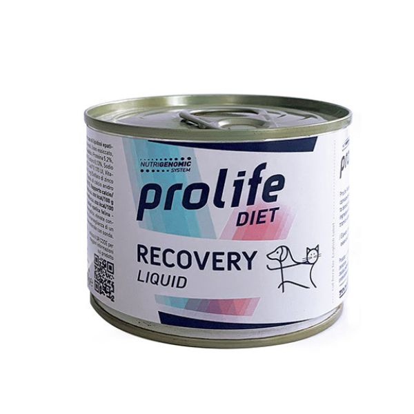 Prolife Diet Veterinary Formula Recovery Liquid 190 gr - Pollo - Confezione da 12 pezzi - 1° ORDINE? scegli lo sconto BZR5 / BZR20 + 200 punti fedeltà