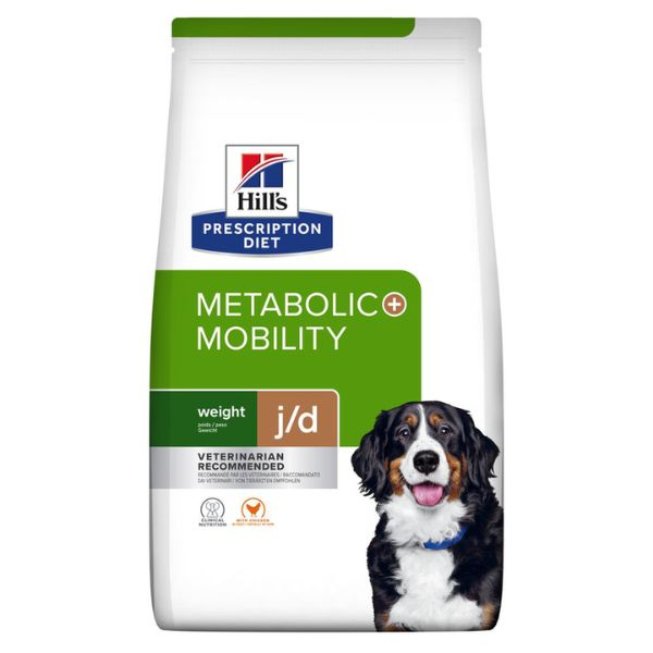 Hill's Prescription Diet Metabolic + Mobility Canine - 1,5 kg - Dieta Veterinaria per Cani - 1° ORDINE? scegli lo sconto BZR5 / BZR20 + 200 punti fedeltà