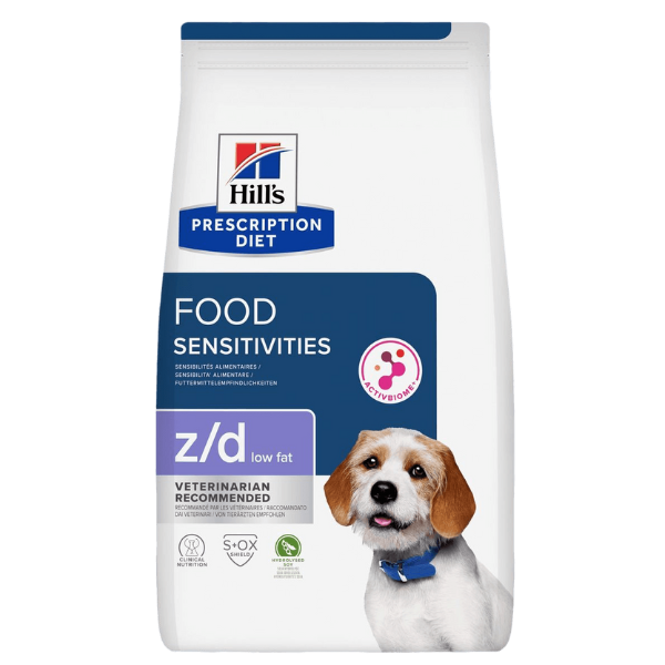 Hill's Prescription Diet Dog z/d Low Fat con Proteine Idrolizzate di Soia - 10 kg - Dieta Veterinaria per Cani - 1° ORDINE? scegli lo sconto BZR5 / BZR20 + 200 punti fedeltà