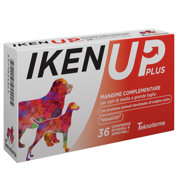 Iken Up Plus Mangime Complementare per Cani M/L - 36 compresse - 1° ORDINE? scegli lo sconto BZR5 / BZR20 + 200 punti fedeltà