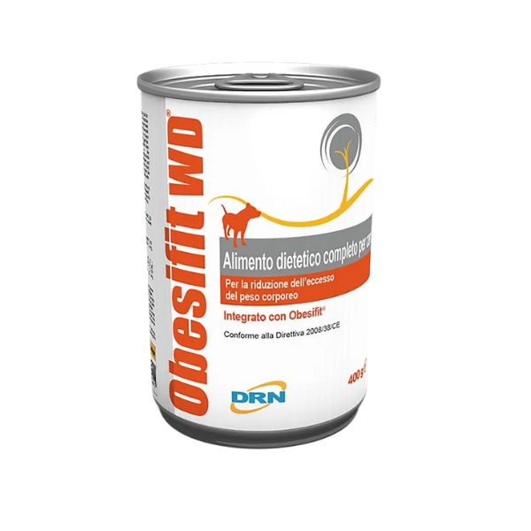 DRN Obesifit WD Dog Cibo Umido - 400 gr - Confezione da 12 pezzi - Dieta Veterinaria per Cani - 1° ORDINE? scegli lo sconto BZR5 / BZR20 + 200 punti fedeltà