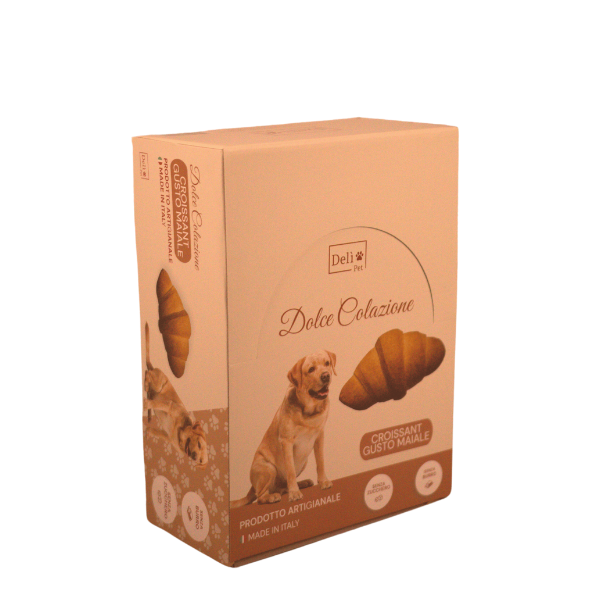 Delì Pet Dolce Colazione Snack Artigianali per cani 50 gr - Croissant - 50 gr - 1° ORDINE? scegli lo sconto BZR5 / BZR20 + 200 punti fedeltà