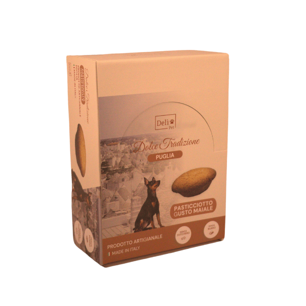 Delì Pet Dolce Tradizione Snack Artigianali per cani - Pasticciotto - 50 gr - 1° ORDINE? scegli lo sconto BZR5 / BZR20 + 200 punti fedeltà