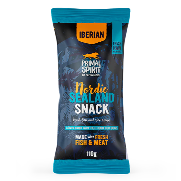 Primal Spirit by Alpha Spirit snack per cani 110 gr - Nordic Sealand - 1° ORDINE? scegli lo sconto BZR5 / BZR20 + 200 punti fedeltà