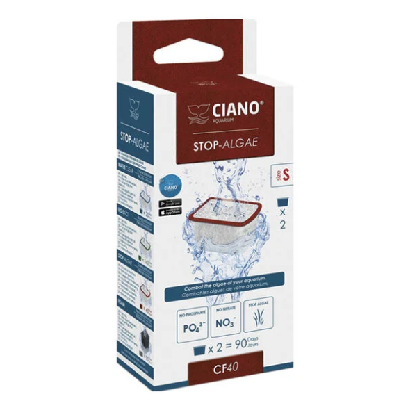 Ciano Cartuccia Filtrante S per filtri CF20 e CF40 Askoll - stop-algae - 1° ORDINE? scegli lo sconto BZR5 / BZR20 + 200 punti fedeltà