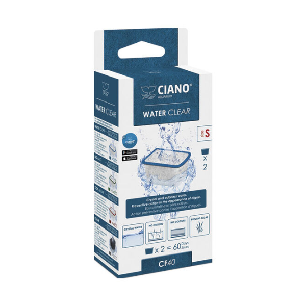 Ciano Cartuccia Filtrante S per filtri CF20 e CF40 Askoll - water clear - 1° ORDINE? scegli lo sconto BZR5 / BZR20 + 200 punti fedeltà