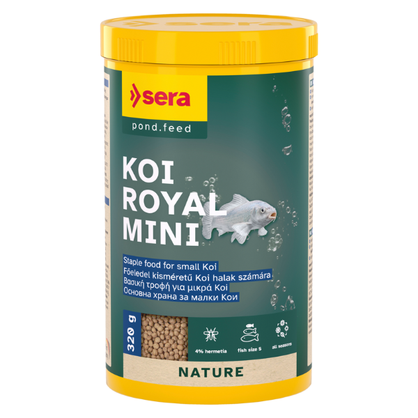 Sera Koi Royal Mini mangime per piccole Koi in granuli - 1000 ml - 1° ORDINE? scegli lo sconto BZR5 / BZR20 + 200 punti fedeltà