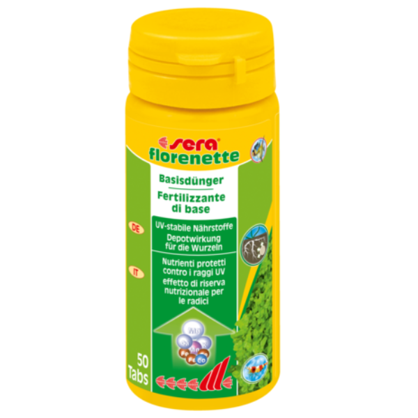 Sera Florenette fertilizzante in pastiglie per piante acquatiche - 24 pastiglie - 1° ORDINE? scegli lo sconto BZR5 / BZR20 + 200 punti fedeltà