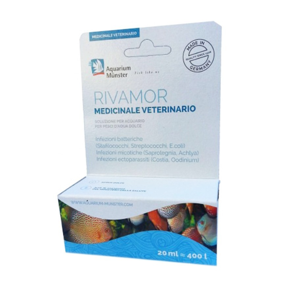 Aquarium Munster Rivamor - 20 ml - 1° ORDINE? scegli lo sconto BZR5 / BZR20 + 200 punti fedeltà