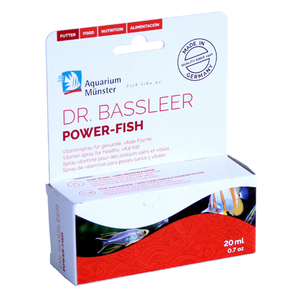 Aquarium Munster Dr.Bassleer Power-fish Vitaminspray - 20 ml - 1° ORDINE? scegli lo sconto BZR5 / BZR20 + 200 punti fedeltà