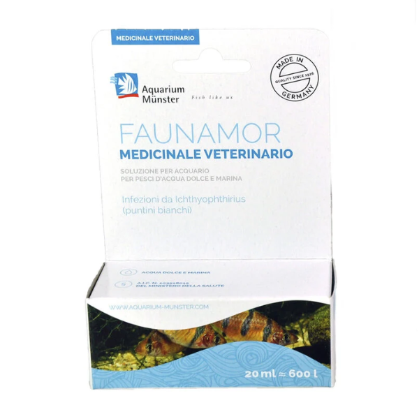 Aquarium Munster Faunamor - 20 ml - 1° ORDINE? scegli lo sconto BZR5 / BZR20 + 200 punti fedeltà