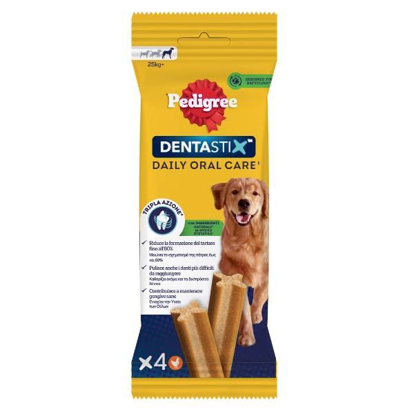Pedigree Dentastix Large snack per l'igiene orale - 4 pezzi - 15% DI SCONTO CON CODICE BLACK15