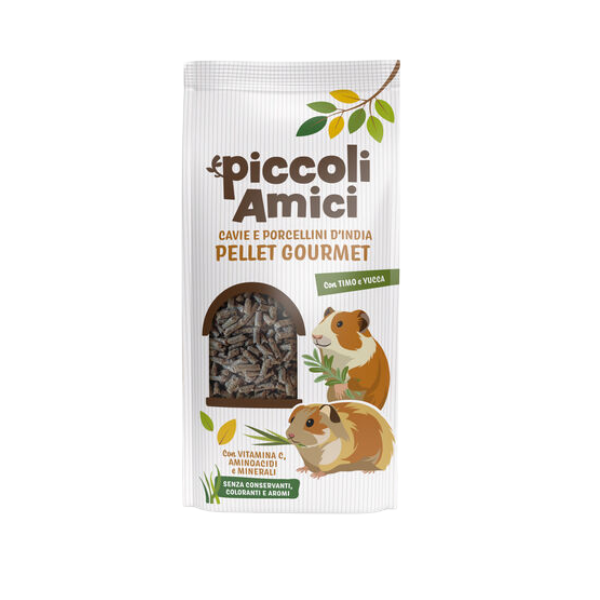 Piccoli Amici Pellet Gourmet Cavie e porcellini d'India - 800 gr - Mangime per conigli - 1° ORDINE? scegli lo sconto BZR5 / BZR20 + 200 punti fedeltà