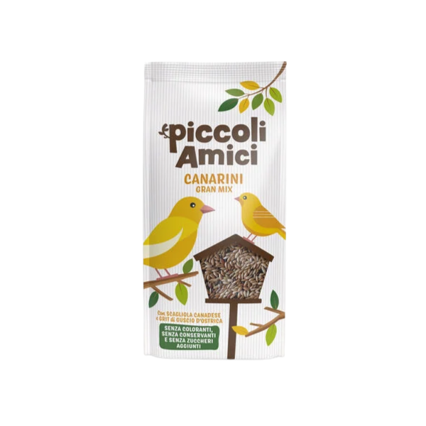 Piccoli Amici Gran Mix mangime per canarini - 800 gr - Mangime per uccelli - 1° ORDINE? scegli lo sconto BZR5 / BZR20 + 200 punti fedeltà