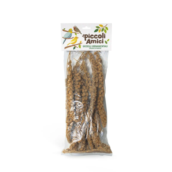 Piccoli Amici Spighe di Panico Snack per uccelli ornamentali - 250 g - 1° ORDINE? scegli lo sconto BZR5 / BZR20 + 200 punti fedeltà