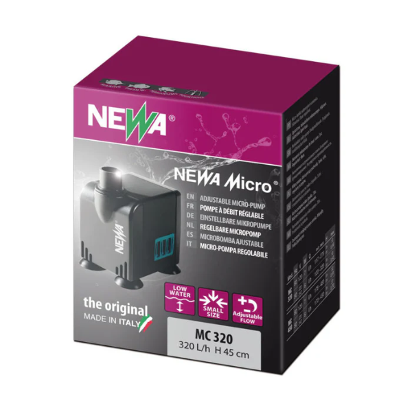 Newa Pompe ad immersione Micro e Mini per acquari - Micro-jet MC320 - 1° ORDINE? scegli lo sconto BZR5 / BZR20 + 200 punti fedeltà