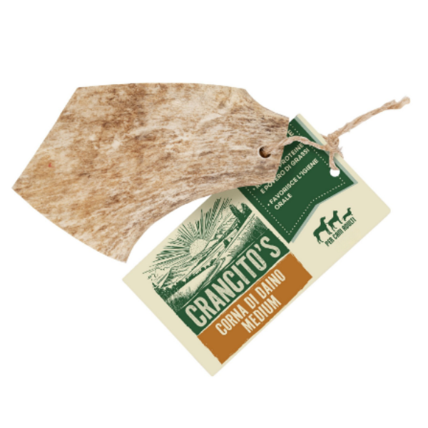 Crancito's Corna di Daino Snack naturale per cani adulti - 80 gr - 1° ORDINE? scegli lo sconto BZR5 / BZR20 + 200 punti fedeltà