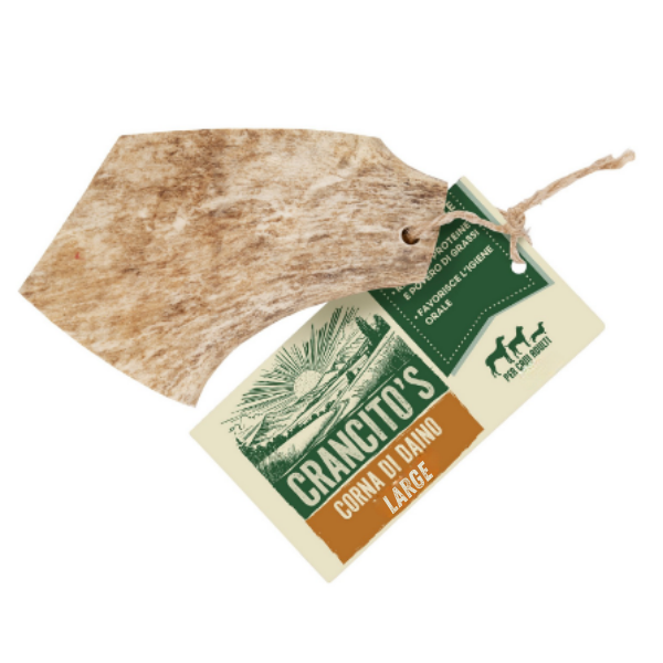 Crancito's Corna di Daino Snack naturale per cani adulti - 160 gr - 1° ORDINE? scegli lo sconto BZR5 / BZR20 + 200 punti fedeltà