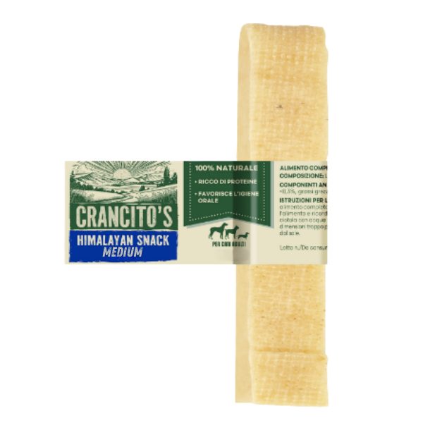 Crancito's Himalayan Snack naturali al latte vaccino per cani adulti - 60 gr - 1° ORDINE? scegli lo sconto BZR5 / BZR20 + 200 punti fedeltà