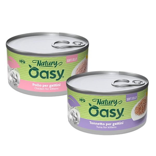 Oasy Natury Kitten in Soft Jelly 85 gr