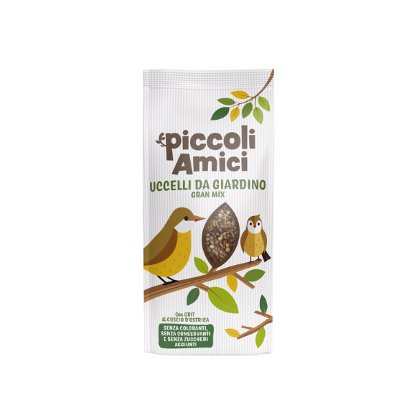 Image of Piccoli Amici Gran Mix mangime per uccelli da giardino - 1 kg - Mangime per uccelli - 1° ORDINE? scegli lo sconto BZR5 / BZR20 + 200 punti fedeltà010