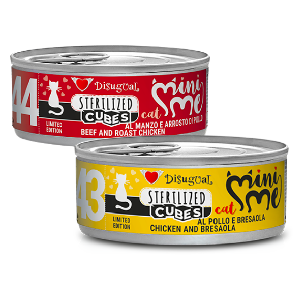 Disugual MiniMe Cat Adult Sterilizzati Cubes 85 gr