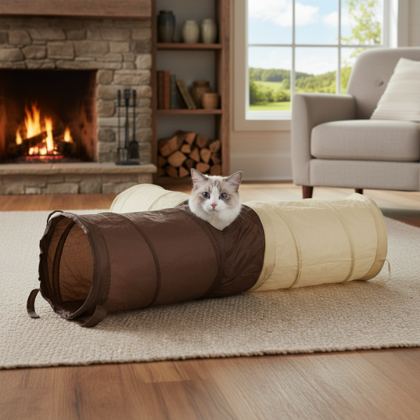 Gioco Tunnel con quattro aperture Trixie