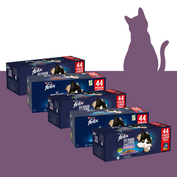 Purina Felix le Ghiottonerie in gelatina Multipack 220x85 gr multigusto