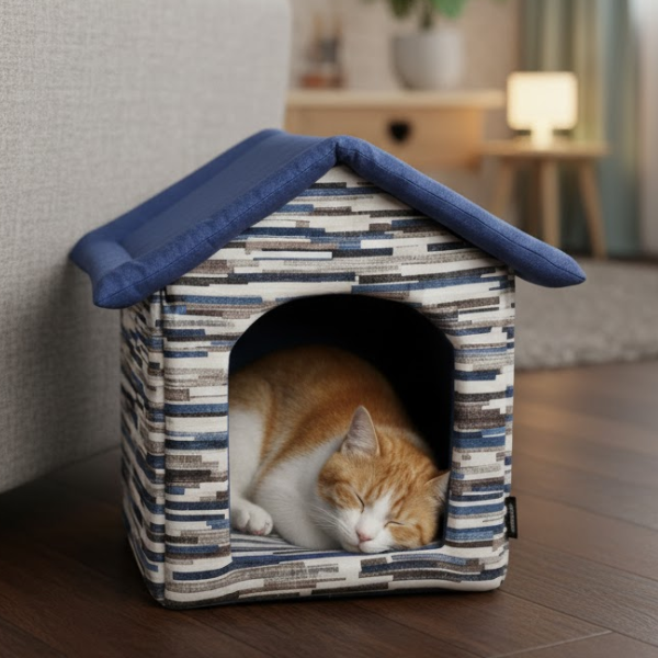 Accessori - Cuccia piccola Casetta per gatti Nasonero