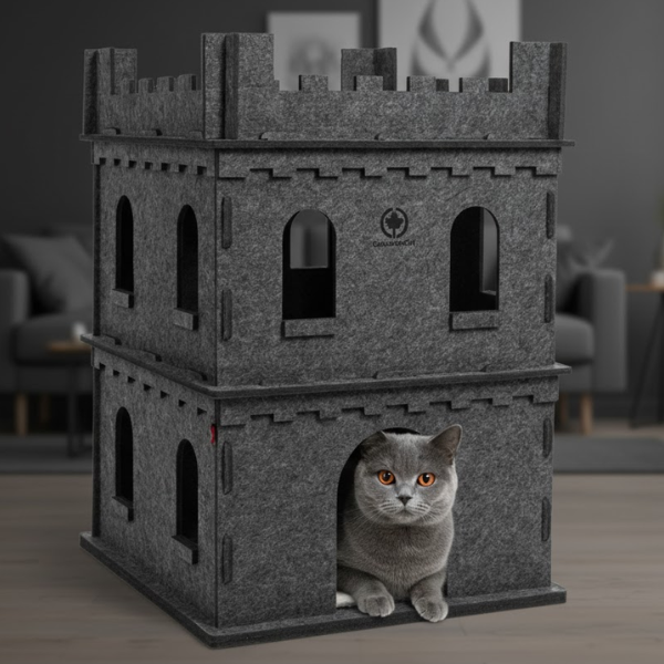 Castello in feltro cuccia per gatti CanadianCat