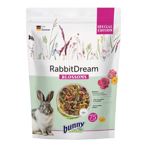 Image of Bunny Sogno per Conigli Blossom Special Edition - 1,5 kg - Mangime per conigli - 1° ORDINE? scegli lo sconto BZR5 / BZR20 + 200 punti fedeltà010
