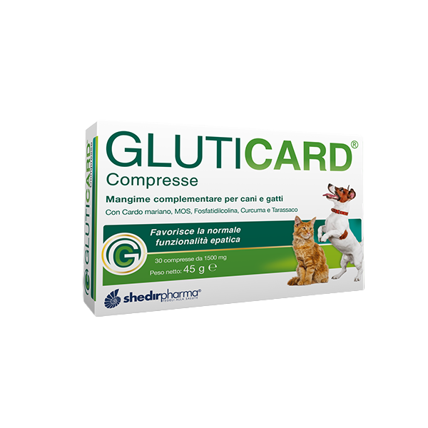 Shedir Pharma Gluticard Compresse per funzionalità epatiche - 1 confezione da 30 compresse - SPEDIZIONE GRATIS 1° ORDINE + scegli lo sconto BZR5 / BZR20