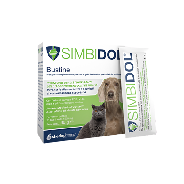 Shedir Pharma Simbidol Bustine per disturbi intestinali acuti - 20 bustine - SPEDIZIONE GRATIS 1° ORDINE + scegli lo sconto BZR5 / BZR20