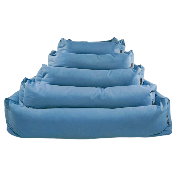 Divano rettangolare sfoderabile Eco Nasonero - Azzurro - 40x27 cm - Cucce per cani da interno - SPEDIZIONE GRATIS 1° ORDINE + scegli lo sconto BZR5 / BZR20