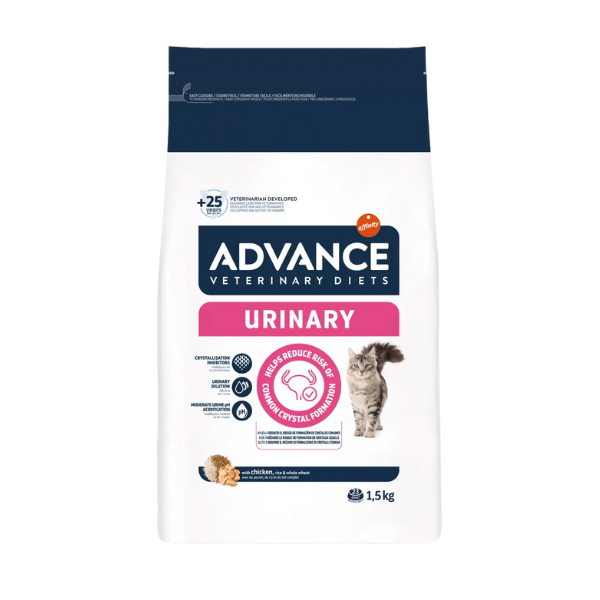 Advance Veterinary Diets Urinary Cat - 1,5 kg - 1° ORDINE? scegli lo sconto BZR5 / BZR20 + 200 punti fedeltà