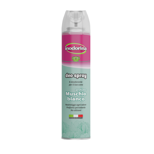 Inodorina Deo Spray Deodorante - 300 ml - Muschio bianco