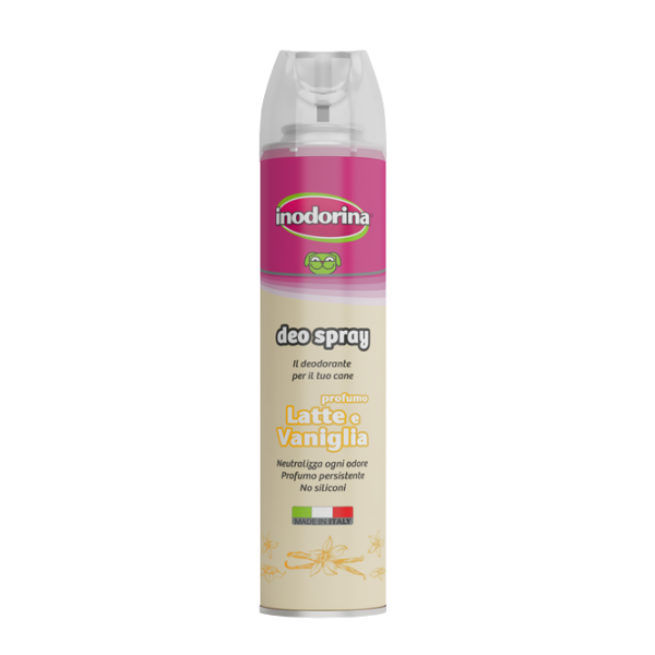 Inodorina Deo Spray Deodorante - 300 ml - Latte e vaniglia