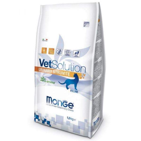 Image of Monge Vet Solution Urinary Struvite - 1,5 Kg Dieta Veterinaria per Gatti
