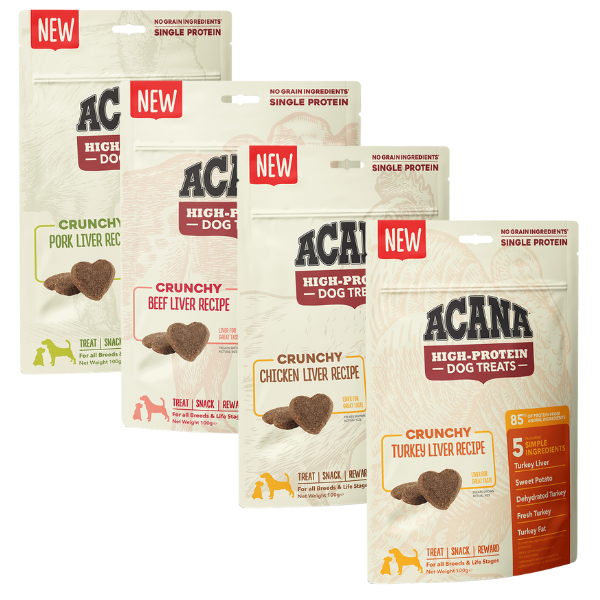 Acana High Protein Snack Biscotti Cane: Maiale 100 gr