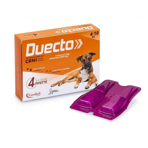 Candioli Pharma Duecto Spot On 4 pipette per cani - 4 - 10 Kg