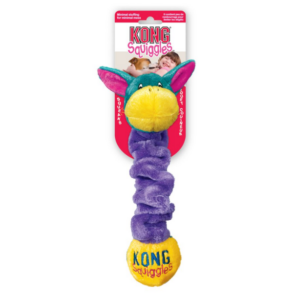 Kong Squiggles - Medium - Stili assortiti - Giochi per cani - 1° ORDINE? scegli tra BZR5 / BZR20 + 200 pt fedeltà