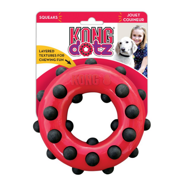 Kong Dotz Gioco per Masticazione - Large - Circle