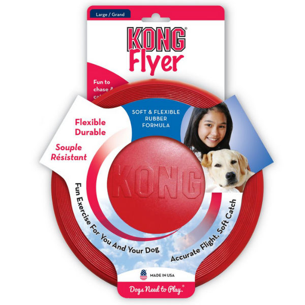 Kong Flyer Frisbee - Large - Giochi per cani