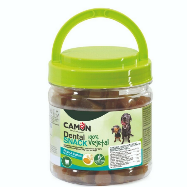 Image of Camon Dental Snack Vegetale Box Riso e Patate - Bones - 350 gr