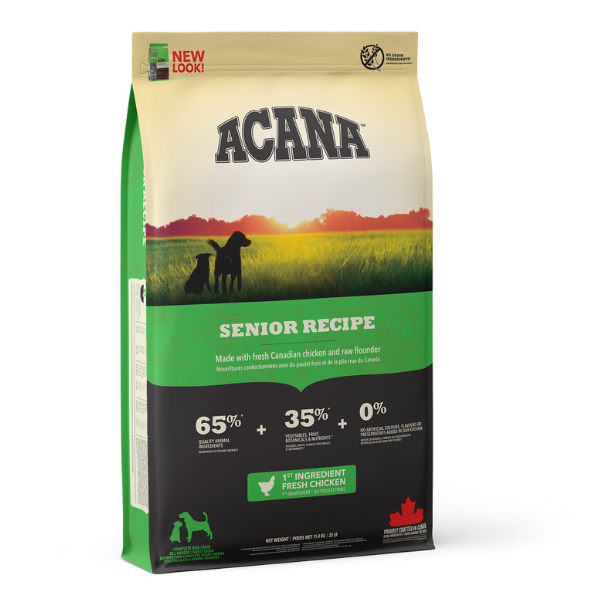 Image of Acana Senior Recipe Grain Free - 11,4 kg Croccantini per cani