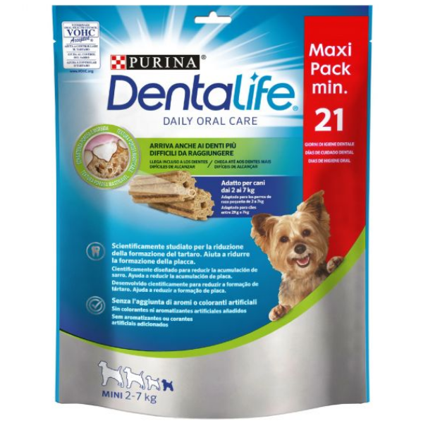 Purina Dentalife Snack Cane Igiene Orale Maxi Pack - Mini - Pack da 21 Stick