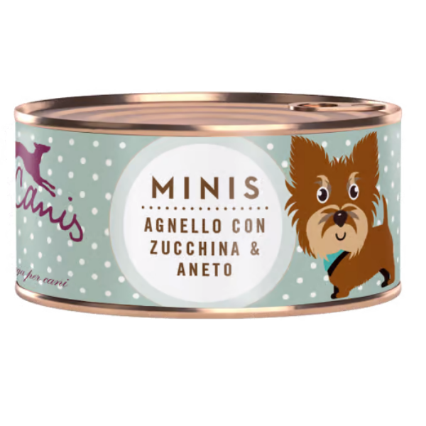 Terra Canis Mini Grain Free 100 gr - Agnello, Zucchine e Aneto Confezione da 6 pezzi