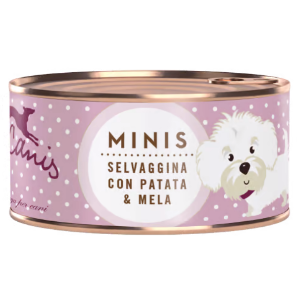 Image of Terra Canis Mini Grain Free 100 gr - Selvaggina con Patate e Mela Confezione da 6 pezzi Cibo Umido per Cani